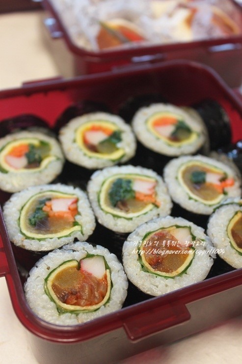 오색김밥 이미지