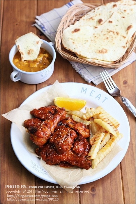 바베큐치킨 이미지
