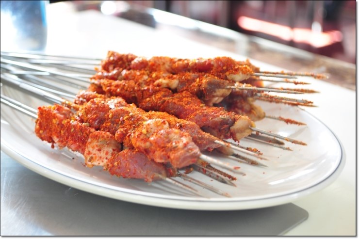[건대맛집] 양꼬치구인 전문 백두산반점 에서 양꼬치구이 먹고왔어요 