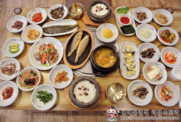 시골밥상 이미지