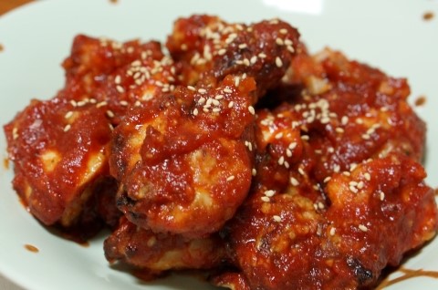 우리집 양념치킨
