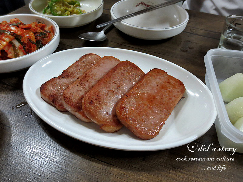 [서울 강남구 논현동 영동시장 논현역,신논현역/강남포차,논현동포차,영동시장포차] 두루두루 포차 -스팸,비빔국수,가자미구이