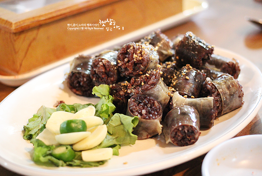[횡성맛집] 둔내민속촌식당 - 곤드레나물밥. 더덕순대. 감자전