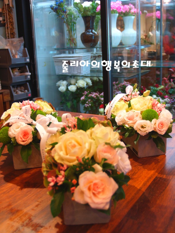 [면목동플라워레슨]테이블데코 플라워클레스