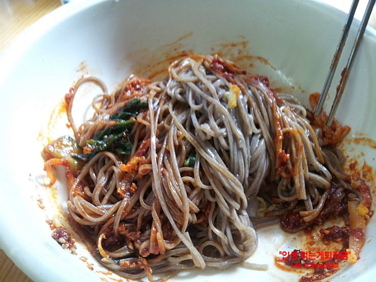 쌀국수보다 훨씬맛난 유림면의 비빔국수!!
