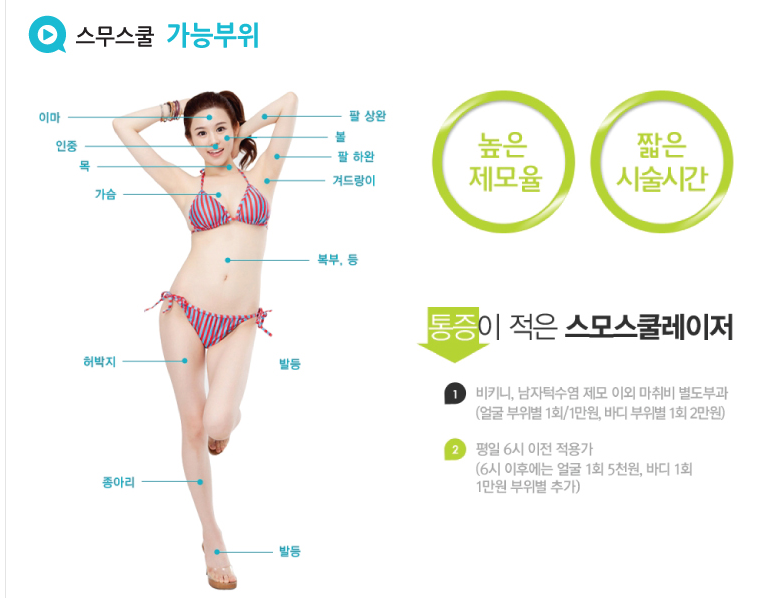겨드랑이제모가격