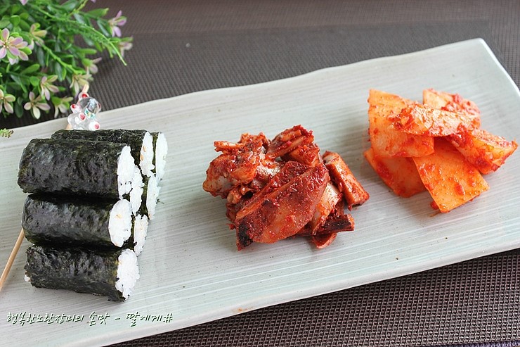 충무김밥 이미지
