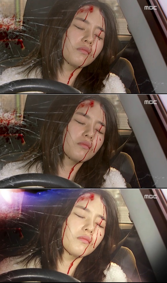 12ÀÏ ¿ÀÈÄ ¹æ¼ÛµÈ MBC ÀÏÀϵå¶ó¸¶ '¾Ð±¸Á¤ ¹é¾ß'¿¡¼ ÁÖÀΰø ¹é¾ß(¹ÚÇϳª ºÐ)°¡ °áÈ¥À» ¾ÕµÎ°í ±³Åë»ç°í¸¦ ´çÇß´Ù./MBC ¹æ¼Ûĸó