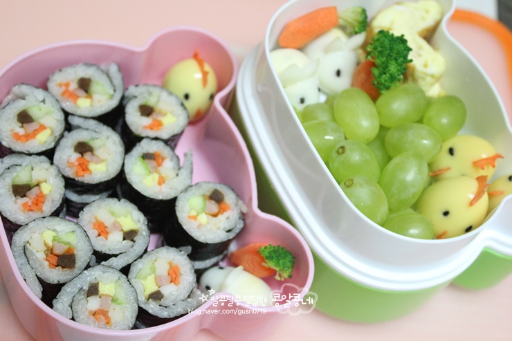 어린이집 소풍도시락 만들기 :+: 아이 김밥싸기