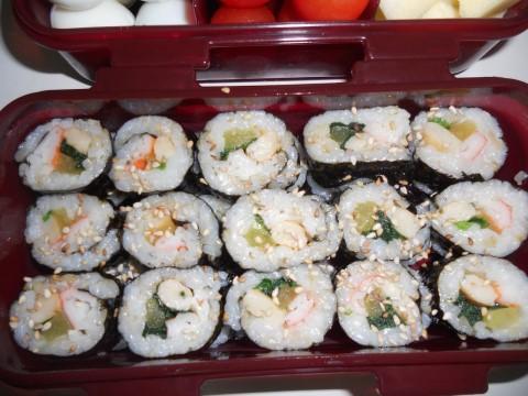 나들이 도시락 꼬마김밥 만드는법