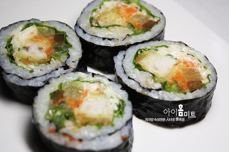 수제 떡갈비/돈까스 김밥