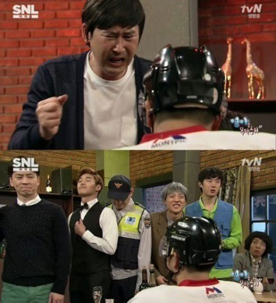 ŵ 迬. ŵ 'SNLڸ-Ƹ Ź' ڳʿ 迬  ģ ϴ  ߴ. /tvN 'SNLڸ' ȭ