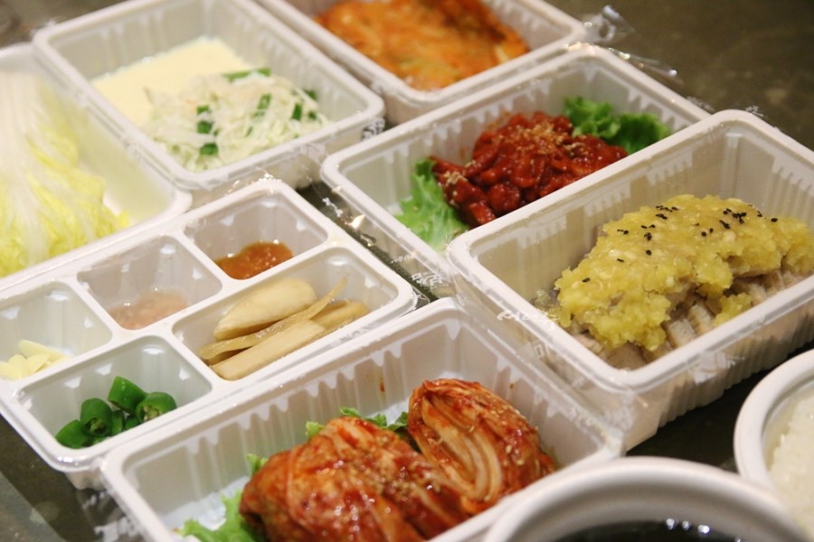 달큰 향긋한 마늘보쌈 부천 상동역 돈통마늘보쌈 포장