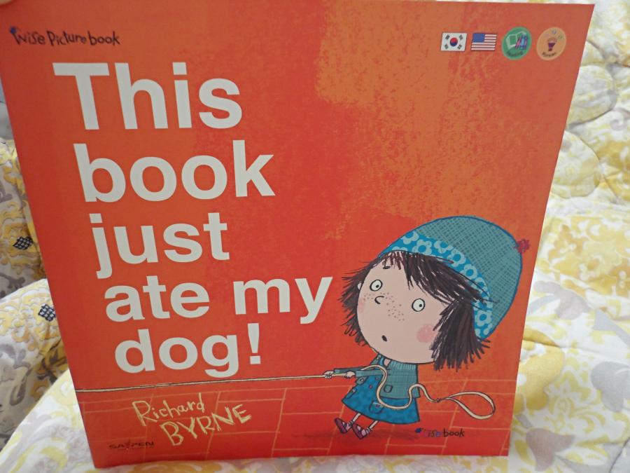 세이펜 영어전집 와이즈픽처북 놀이북 This book just ate my dog!