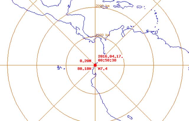 ̱ 籹(USGS) 21( ð) ⵵  ̾  īɽ ϼ 33km   ȿ  6.0  ߻ߴٰ . /û Ȩ