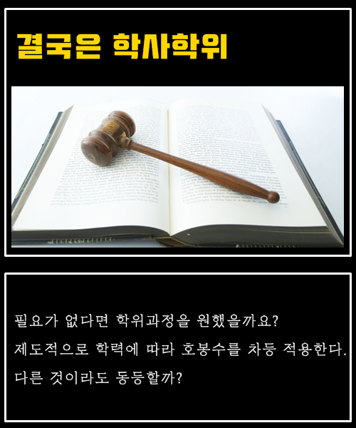 전문대, 3년제 유교과를 졸업하고 학업을 이어가는 이유.