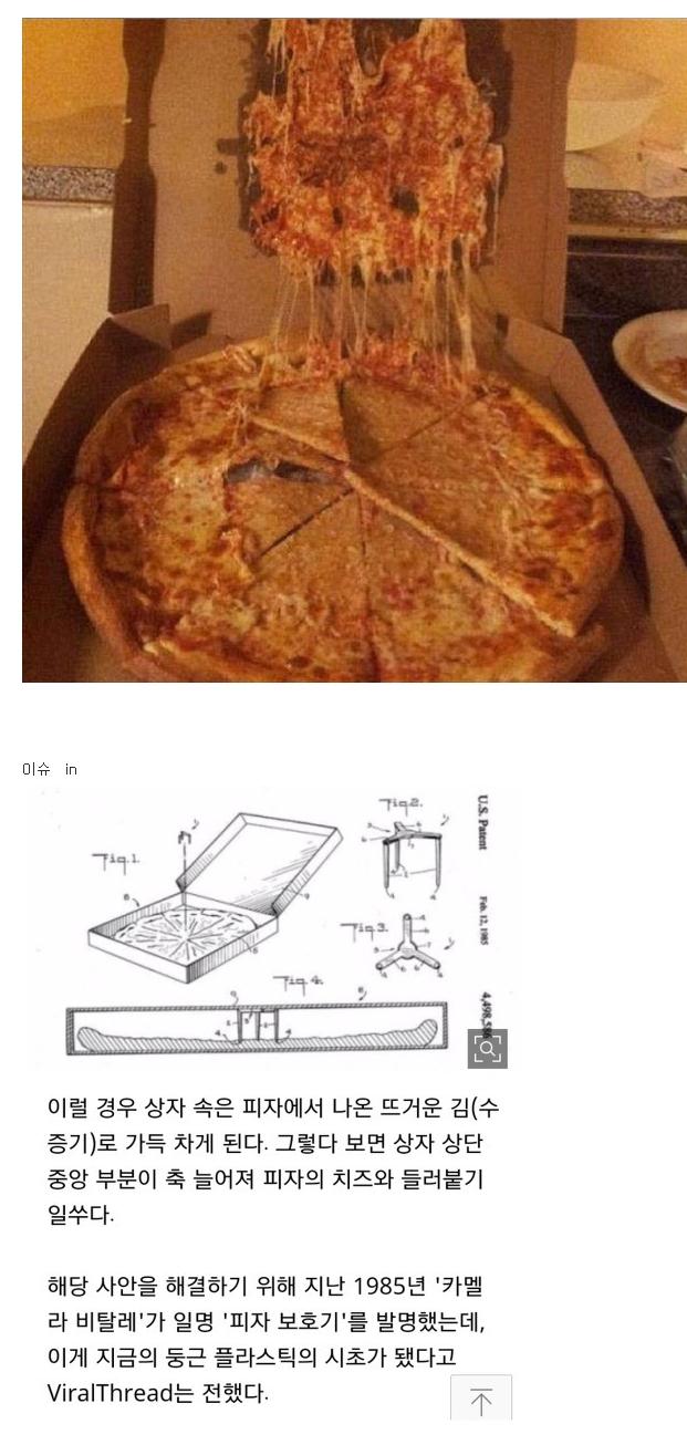 피자에 삼발이가 있는 이유