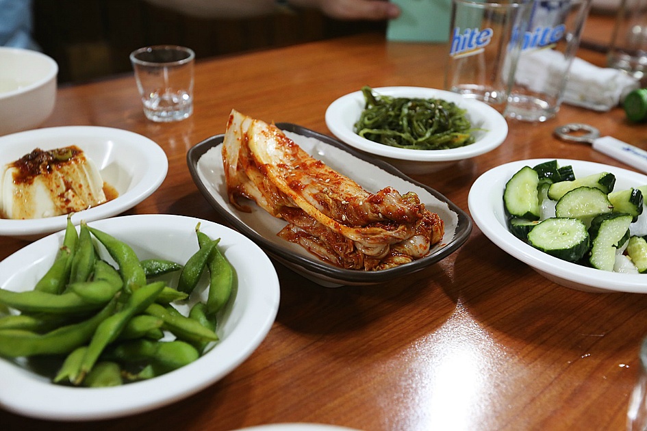 칼칼한 아구찜에서 짭조름한 아귀찜으로 변신된 옥미아구찜