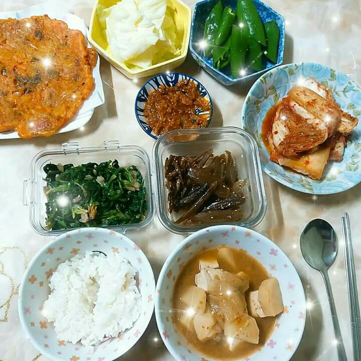 오늘 아침 밥상 차림 ~~^^