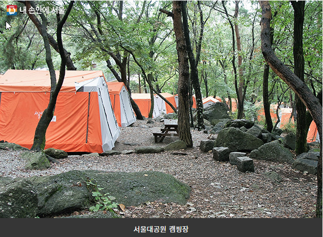 노을가족캠핑장. 서울대공원 캠핑장-서울 캠핑장 예약