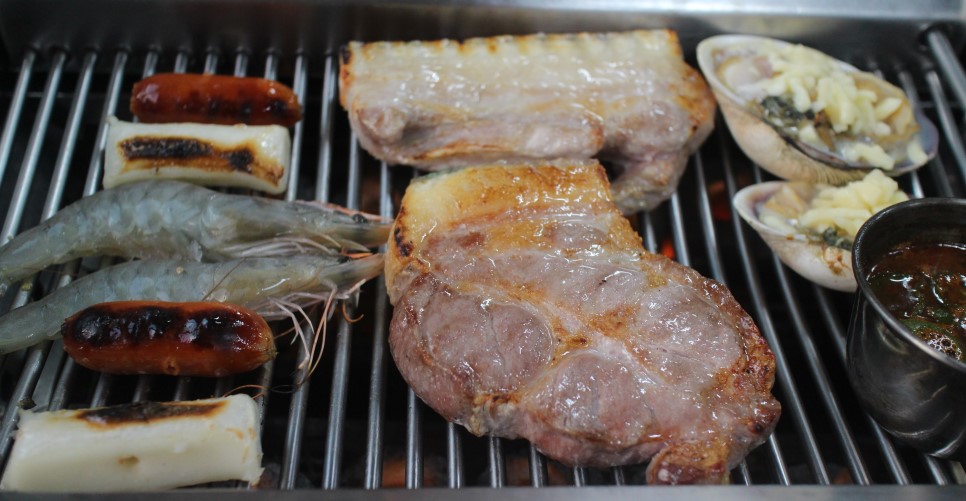 서귀포 흑돼지 & 돼지갈비 선지왓숯불갈비